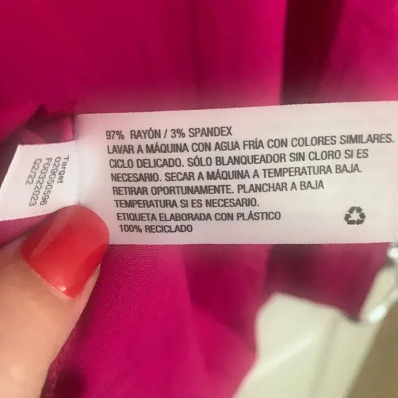 NWT-Isabel Fuchsia Maternity Dress/Tunic. Size XS. - Picture 7 of 7